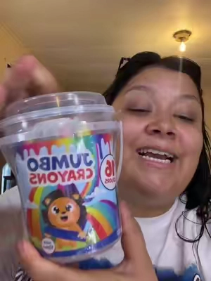 Jumbo hexagon shaped crayons for the kiddos #fyp #lissdabaddest #tiktokshop #crayons #homeschoolmom 