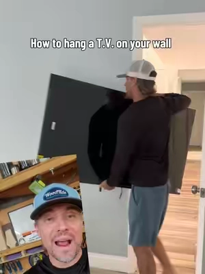 Why you MUST use a stud finder when wall mounting a T.V. 👍👍👍 #tiktokshop #tools #studfinder #DIY #howto 