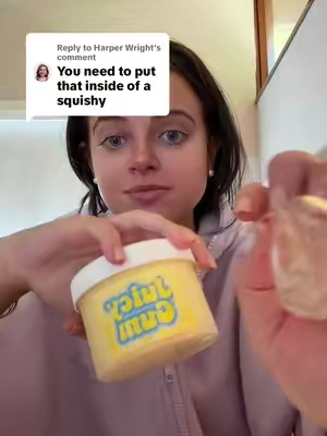 Replying to @Harper Wright the texture is INSANE #slime #squishy #slimesbygrace #butterslime #diysquishy 