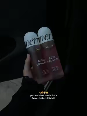 Smells amazing + heat protectant + anti-frizz? YES 😍🥐 #fallaesthetic #cremerie #hairmist #heatprotectant #antifrizz 