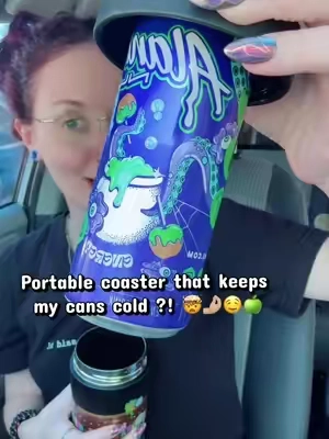 Perfect gift for that person in your life who’s always got an energy drink in hand 👀 Universal Buddy XL Can Cooler / portable coaster from Frost Buddy #TikTokshopbacktoschool 