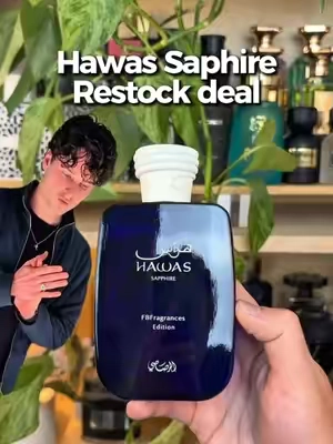 FBfragrances Hawas Saphire is restocked for a great deal 👏🏻 #fragrancetok #fragrancetiktok #fragrances #mensfragrance #fbfragrances 