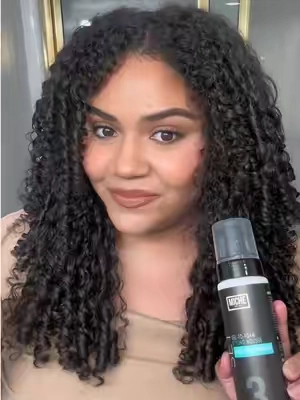 Volume, definition, and movement all in one 🫧👏 SET Gel-to-Foam Styling Mousse gives you the best in one easy styler: 💦 Built-in moisture for soft, hydrated curls ➰ Gel-like definition + medium hold ☁️ Lightweight mousse finish for volume and movement ✨ Made for wash-and-gos, twist outs, braid outs + more 🛒 Shop SET now on TikTok Shop. #michebeauty #curlyhairproducts #setgeltofoam #definedcurls 
