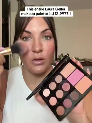 Still wondering how they did that?! @Laura Geller Beauty #laurageller #lauragellerbeauty #makeupover40 #makeupover50 #matureskinmakeup 