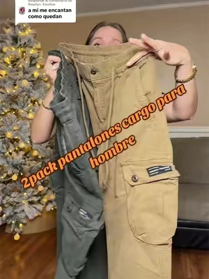 Respuesta a @Roselyn  Escobar 2pack pantalones cargo para hombre #tiktokshopcreatorpicks #blackfriday #cargopants #ropadehombres #cargopantsmen 