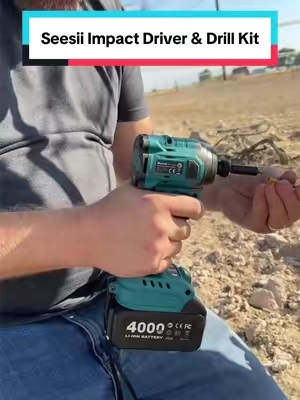 I’ve always wanted a battery impact driver and this bundle allowed me to not only afford the impact but a regular drill for half the cost of most name brand impacts alone without a battery!!! If you need an impact driver and/or drill this kit is the best I’ve found for the price! #impactdriver #drill #powertools #screwdriver #TikTokshopbacktoschool 