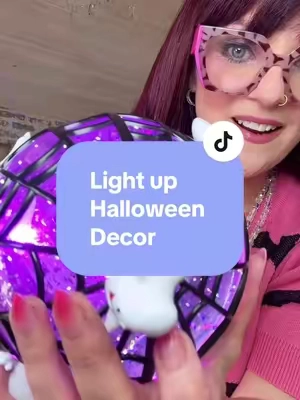 This light up Halloween globe is gorgeous! #halloweendecor #halloween #ghosts #TikTokshopbacktoschool #spookyseason 