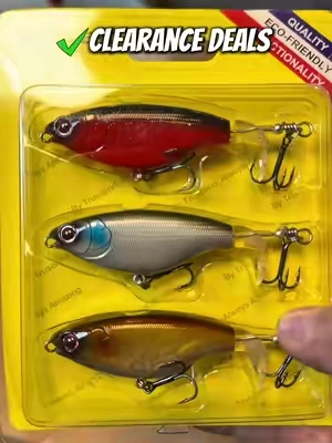 🎣 Get ready for those explosive topwater strikes! The TRUSCEND Topwater Fishing Lure combines long-cast performance with an attention-grabbing rotating tail and BKK hooks. Built from durable ABS plastic and made for targeting bass, pike and saltwater species. Cast it out, work it across the surface and get ready for the hit! 🔥 #fishinglures #bassfishing #topwaterfishing #TikTokshopbacktoschool #tiktokshopcreatorpicks 