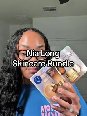 Long said GLOW, so I’m listening. 😮‍💨✨ This Estée Lauder bundle is giving luxury skincare without the luxury bundle price 👏🏽 Cleanse, repair, hydrate & GLOW with some of their most iconic skincare favorites. #esteelauder #estee #nialong #esteelauderskincare #antiagingskincare 
