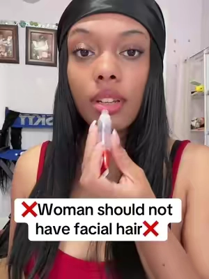 Woman should not have facial hair #beauty #hairtrimmer #facialcare #personalcare 