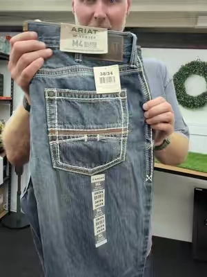 Ariat M4 Relaxed Boot Cut Jeans Built for Work and Everyday Wear #Ariat #AriatM4 #MensJeans #TikTokShopCreatorPicks #BackToSchool @Ariat 
