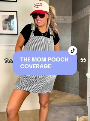 Anything that lets me stop thinking about my stomach. 🙌 #mompooch #lowerbelly #momstyle #mombody #bodyconfidence