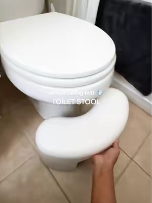 Spending less than 10 mins on the toilet is now attainable with this toilet stool. #toiletstool #ergonomics #bathroomupgrade #homeessentials #TikTokshopbacktoschool 