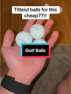 Stop wasting your money on new balls #golf #golfballs #titleist 