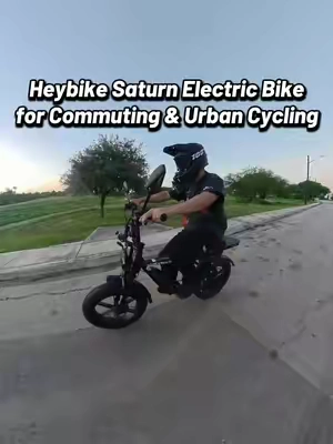 The HeyBike Saturn Is So Good, I Can Use The Pedels Or Throttle To Ride 🤯 @Heybike Inc  #heybike #ebike #letyourjoyout #heybikesaturn #emoped 