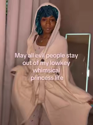 protecting my lowkey whimsical princess life at all costs 🧚🏽‍♀️🤍 #WhimsicalGirl #CozyGirl #CozyRobe #Loungewear #TikTokShop 