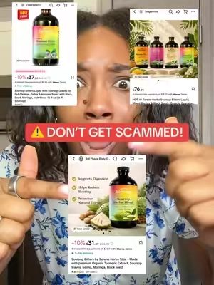Beware of fakes and scammers! You work way too hard to throw your money away. Grab this Serene Herbs Triple Power Bundle TikTok Shop deal before it's gone!  #tiktokshopcreatorpicks #TikTokshopbacktoschool #soursopbitters #sereneherbs #blackseed  30+ women free shipping womens supplements 35+ women coupon code 35+ females Female supplements Female health 35+ women beauty women 35+ beauty female beauty female 35+ beauty, TikTok deal, TikTok deals, TikTok flash sale, TikTok Shop Finds, SAHMs of TikTok, TikTok Shop Deals, TikTok Shop Deal, Code, Coupon, Deal, Flash Sale, Discount, TikTok Shop, TikTok Deals, Serene Herbs Triple Power Bundle - Organic Soursop, Mixed Berry & Black Seed Bitters, Health, Discover the benefits of the Serene Herbs Triple Power Bundle, a premium blend designed to help enhance your wellness routine. This bundle includes: • Black Seed Bitters: Known for its unique flavor profile, Black Seed Bitters can add a refreshing taste to your drinks. • Soursop Bitters: This bitters is formulated to offer you a delightful sour taste, perfect for those who enjoy a variety of flavors. • Mixed Berries Flavor: The Mixed Berries Flavor is formulated to add a sweet and fruity taste, formulated to help give you a delightful addition to your drinkware. Key Features: • Organic Ingredients: Crafted with organic ingredients, formulated to help you with a healthier choice for your beverage. • Versatile Use: Ideal for various occasions, from morning to nighttime. Elevate your drinkware with the Triple Power Bundle and enjoy the what is formulated to be a perfect combination of flavor and health. Serene Herbs Soursop & Black Seed Bitters Triple Ppwer Bundle combines three 16 fl oz bottles, featuring over 65 organic herbs like soursop, black seed, sea moss, moringa, milk thistle, and ginger. This trending wellness trip is formulated to help support digestion, immune health, and natural vitality with a bold, authentic herbal flavor. Convenient Daily Use, Mix with juice, smoothies, or your preferred drink to balance the robust herbal taste. It's designed to be an easy, plant-based addition to your wellness routine. Formulated to help Boost Digestion, Immunity & Vitality This synergistic blend helps promote gut health, detoxification, and antioxidant support. Ingredients like black seed and moringa can help support natural energy and vitality, while sea moss and ginger can help support digestion and overall wellness, perfect for a balanced lifestyle. Premium Quality, Naturally Crafted Produced in a GMP-certified USA facility, this bundle is vegan, non-GMO, and free from artificial additives. Third-party tested for purity and potency, Serene Herbs ensures a clean, high-quality supplement you can trust. Trusted by Wellness Enthusiasts Serene Herbs is a fast-growing leader in organic herbal supplements, delivering potent, traditional blends to support holistic health. Consider adding this trio to your routine if you are looking for a natural detox and wellness support. **The above statements and anything stated in this video have not been evaluated by the Food and Drug Administration nor are these statements medical advice. As with any supplement, individual results and responses may vary due to differences in age, weight, body chemistry, lifestyle, consistency of use, overall health, preexisting health conditions and possible interactions with medications. This product is not intended to diagnose, treat, or cure any disease.** Sales and Shipping may change at any time after this video was posted, at the discretion of the brand. Tap the product link on this post for the most current price. Final price may vary depending on each customer’s available coupons. Items and quantities in your cart are exactly what you will receive unless the brand’s product page or the deals tab at checkout explicitly mentions an offer giving you additional items with your purchase.  As an affiliate, I may earn a commission from sales through this video.