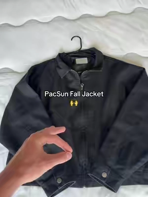 I’m 6’1 170 wearing size L🤝 #pacsun #jacket #mensjacket #TikTokshopbacktoschool #fallfashion 
