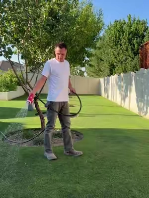 Keeping the lawn green #lawncare @SimpleLawnSolutions 