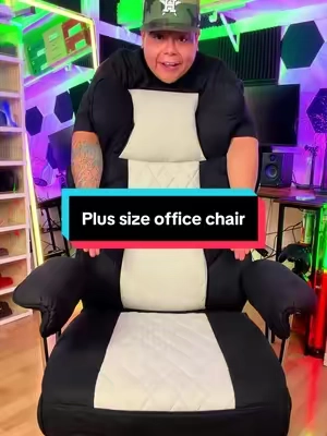 Big and tall office chair #plussizechair #officechair #gamingchair #bigandtallchair #TikTokshopbacktoschool 