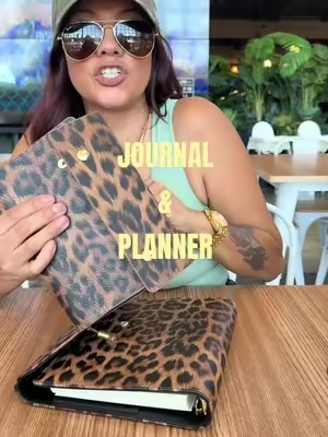 Okay but if I’m going to plan my entire life, obviously the planner needs to be cute 🐆🤎 These leopard print planners/journals are giving expensive, organized and a little extra — exactly how I like it. @DAILY RITMO  #PlannerTok #LeopardPrint #PlannerGirl #TikTokshopbacktoschool #schoolsupplies 