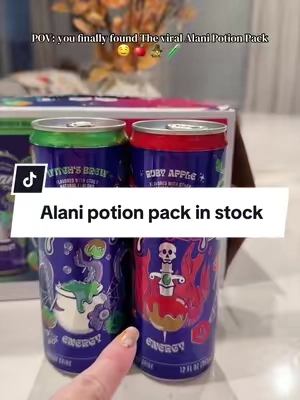 Finally snagged a bundle 😋 😍 🍎  just like a carnival candy apple!! @Bussin Snacks #alani #alanirubyapple #alaniwitchesbrew #alanipotionpack #TikTokshopbacktoschool 