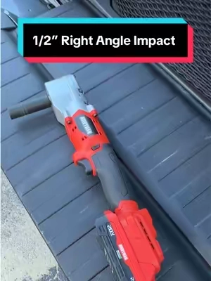 1/2" Right Angle 20v Impact Drill - comes with 2 batteries and charger and case #mechanic #tools #impactwrench #carenthusiast #automotive 