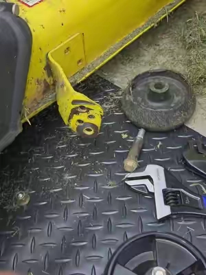 Worn-out deck wheels can make your mower ride rough and scalp the yard. This 2-piece replacement set comes with the wheels, bolts, and lock nuts for an easy repair on select MTD, Cub Cadet, and Troy-Bilt mower decks. #MowerDeckWheels #LawnMowerRepair #TikTokShopCreatorPicks #tiktokshopstockup #TikTokshopbacktoschool 