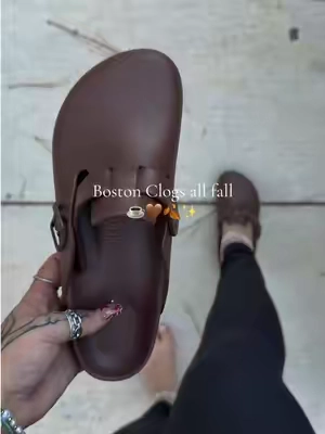 Birkenstock closed toe Boston clogs from @QVC, Inc 