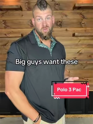 Big guy friendly. #bigandtall #mensfashion #polo #TikTokshopbacktoschool 