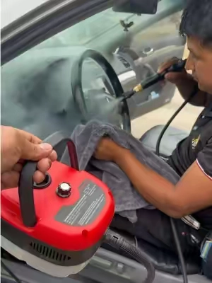 Máquina de vapor para limpiar el motor del carro #vapor #cleaner #limpieza #motor #máquinaparalimpiarmotor 