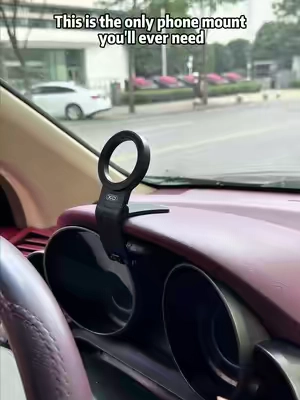 Hey, someone messed up on TikTok because this phone mount is on sale right now.
 If you're still holding your phone while driving or constantly looking down for directions, you need to see this.
 Just clip it onto your dashboard or windshield, attach your phone, and you're ready to go in seconds.
 The clamp holds your phone securely, even on bumpy roads, so you can use GPS safely without taking your hands off the wheel.
 It's compact, easy to move between cars, and makes driving a whole lot more convenient.
 If you still see the orange cart, grab one before the sale ends.#TikTokShop #PhoneMount #CarAccessories #CarGadgets #GPSu