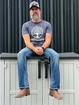 Quick set up outdoor storage #outdoorstorage #storage #shed #tiktokshopcreatorpicks #TikTokshopbacktoschool 