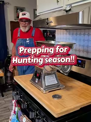 HUNTING SEASON is close and with this meat grinder you can make quick work of processing your meat. #hunting #deerseason #meatgrinder #TikTokshopbacktoschool #tiktokshopcreatorpicks 