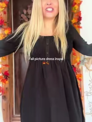 I love how stretchy and breathable this dress is!! #fallfashion #fallfashiontrends #fallpicturedress #dressesforfall #longsleevedress @DOKOTOO-US 