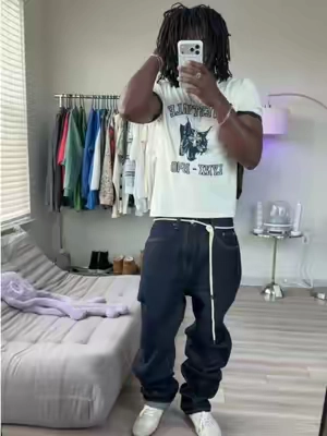 The quality is insane #rawdenim #japanesedenim #bluejeans #bluedenim #fashion  The mnml Raw Baggy Denim in Rinsed Indigo is the perfect pair of jeans for that clean, oversized streetwear look. The deep rinsed indigo wash, relaxed baggy fit, and stacked silhouette give these jeans a timeless, effortless aesthetic that works with everything from graphic tees and hoodies to fitted tops and oversized jackets. Pair them with sneakers, skate shoes, or chunky footwear for a Y2K, vintage, skater, and modern streetwear-inspired outfit. If you’re looking for a pair of jeans that gives you that loose, relaxed silhouette without sacrificing style, these are definitely worth adding to the rotation. The dark indigo color makes them easy to dress up or down and works across practically any season. Grab yours while they’re still available. (mnml, mnml Denim, mnml Jeans, Raw Denim, Raw Baggy Denim, Baggy Jeans, Baggy Denim, Men’s Jeans, Men’s Denim, Rinsed Indigo Jeans, Dark Indigo Jeans, Indigo Denim, Relaxed Fit Jeans, Oversized Jeans, Wide Leg Jeans, Loose Fit Jeans, Stacked Jeans, Streetwear Jeans, Streetwear Denim, Y2K Fashion, Y2K Streetwear, 2000s Fashion, Retro Fashion, Vintage Streetwear, Skater Fashion, Skater Jeans, Grunge Fashion, Casual Fashion, Men’s Streetwear, Men’s Fashion, Everyday Jeans, Outfit Inspiration, Baggy Outfit, Streetwear Outfit, OOTD, TikTok Shop, Trendy Men’s Fashion)
