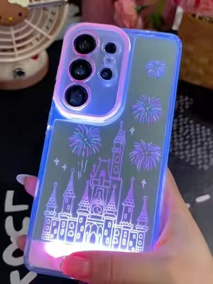 FundaconluzLEDcompatibleconSamsungGalaxyS26UltraS25S24CastleFireworksFundaprotectoraapruebadegolpesparaniñasymujeres,fundadeteléfonodelgadayeleganteparausodiario##summerwins##esencial##imprescindible##fyp##tendencia