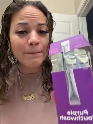 Purple mouthwash?! 🧏🏻‍♀️