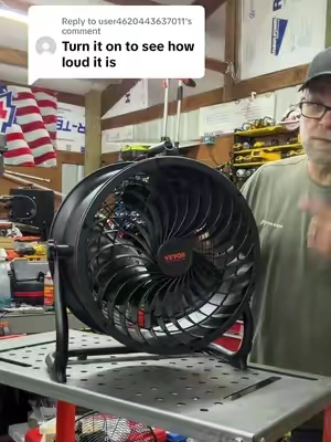 Replying to @user4620443637011       VEVOR Floor Fan, 3 Speeds High Velocity Heavy Duty 14 Inch Industrial Fan, 2520 CFM 360° Adjustable Tilt 23.62 ft/sec Airflow Large Metal Fan, for Home, Gym, Office, Garage, Commercial Shop & Bedroom     #fan #tools #coolingfan #TikTokshopbacktoschool #tiktokshopcreatorpicks @VEVOR Automotive Store @VEVOR Store 