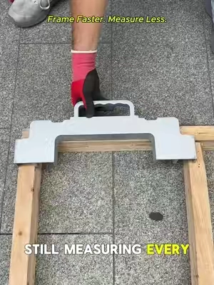 Skip the endless measuring! This 3-in-1 framing tool quickly marks 12, 14, and 16-inch spacing for wood framing. Perfect for walls, floors, roofs, and decks, with a solid cast-aluminum body for accurate, repeatable layouts. #SummerVibes #DealsForYouDays #FramingTools #Woodworking #DIYProjects 