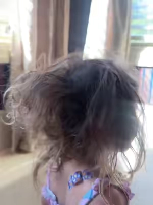 Crazy hair to beautiful curls #curls #curlyhair #toddler #girlmom 