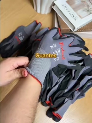 guantes de trabajo con agarre, guantes para construcción, guantes para jardinería, guantes de protección para trabajar #GuantesDeTrabajo #GuantesDeConstruccion #GuantesDeProteccion #Herramientas #TikTokShop