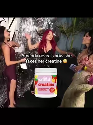 Amanda reveals how she takes her creatine 😳 #amandasolis 