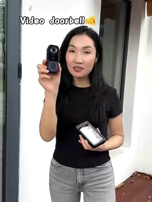 Wireless doorbell camera. Smart Wi-Fi video doorbell. 1080p#doorbellcamera #doorbellcameravideos ##doorbell #TikTokshopbacktoschool #ai 