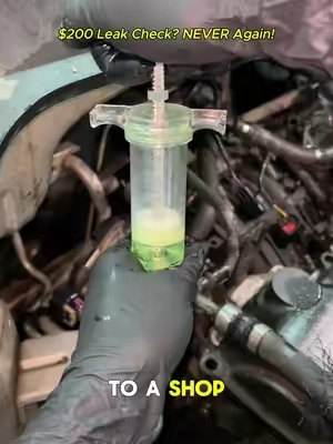 Stop overpaying to find AC refrigerant leaks. This AC oil and dye injector lets you inject fluorescent dye through the low-pressure side, then use a UV light to spot leaks faster. Great for automotive AC checks and DIY repairs. #SummerVibes #DealsForYouDays #AutoRepair #CarDIY #ACRepair 