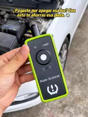 ¿Luz del TPMS encendida? Esto es tu solución 🛠️🎯#CarHacks#AutoRepair#TPMSTool#TirePressureFix#DashboardLight