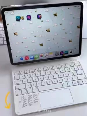 iPad + laptop all in one 💻the perfect combination😍#ipadcase#backtoschoolshopping #ipad #ipadkeyboard #ipad10thgen