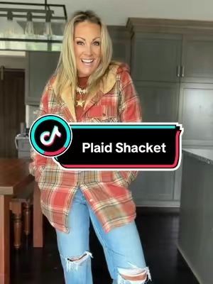 This plaid shacket is SO cozy for cooler weather! ✨ This one is not an oversized fit, so if you want a little extra room for layering or prefer that relaxed shacket look, I would definitely size up one. I love that it has snaps instead of buttons, making it so easy to throw on and go. And the soft fleece lining is EVERYTHING—it’s warm, cozy, and feels so good! Perfect over a tee, sweater, or sweatshirt with jeans or leggings for an easy fall outfit. #TikTokshopbacktoschool #backtoschool #PlaidShacket #FallJacket #FallFashion 