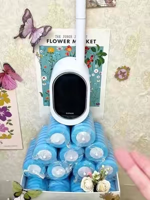 Click, scrub, toss. No more disgusting toilet brush sitting in dirtywater.#Toiletbrush #tiktok #deepclean #BathroomCleanTool #BathroomMustHave 