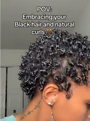 Our curls deserve to be seen 🤎➰ #4chair #washandgo #fingercoils #naturalhair #shortnaturalhair